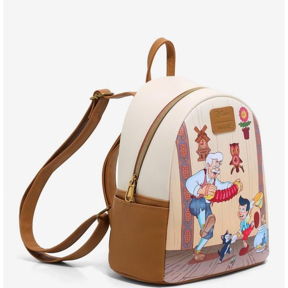 Loungefly Disney Pinocchio Dancing Mini Backpack - Picture 4 of 4